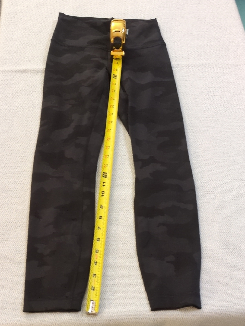 women  Black Camo Stretch Leggings